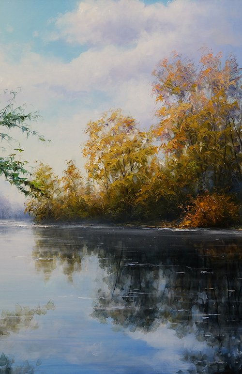 "Foggy morning" by Gennady Vylusk