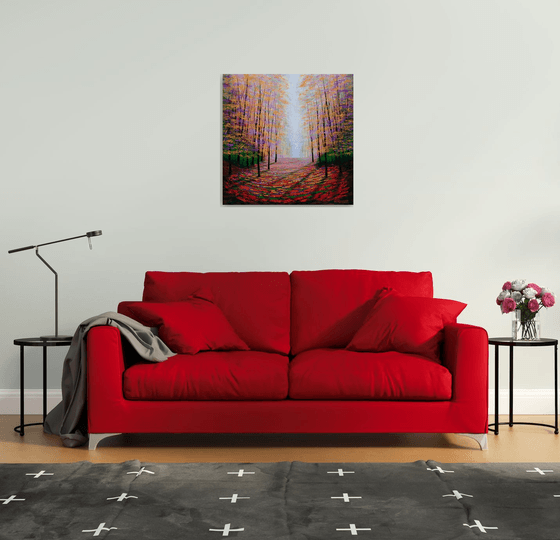 Shimmering Amber Glade