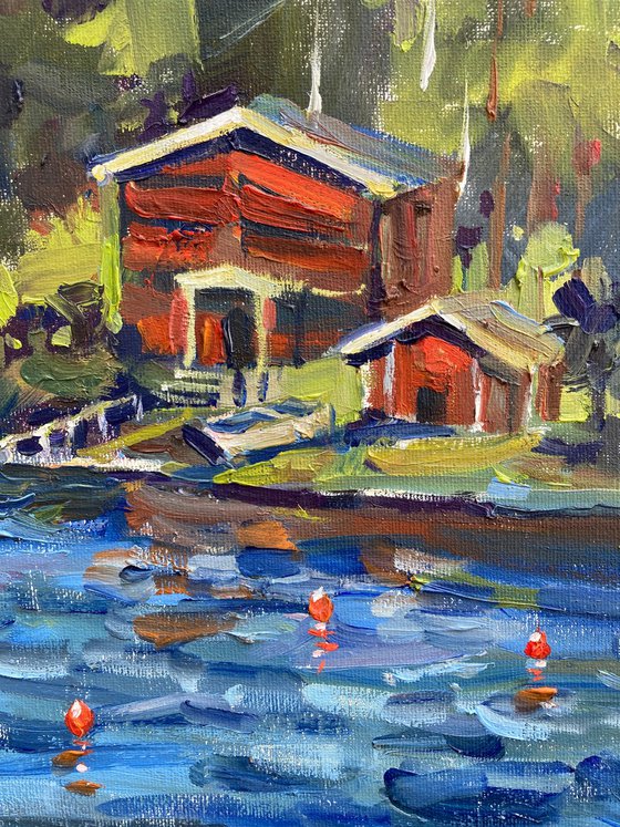 Finnish Lakeside Cottage