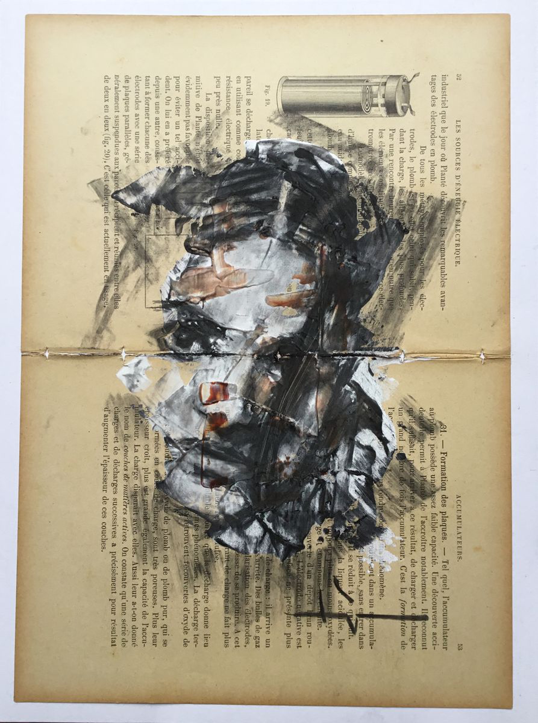 Page 52 Charcoal Drawing By Dominique Deve Artfinder
