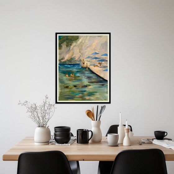 Quiet Waters at the Cliffside