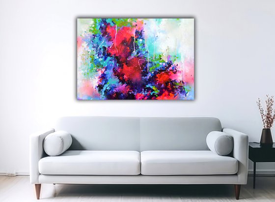 Fresh Moods 118 - 100x70 Abstract Painting