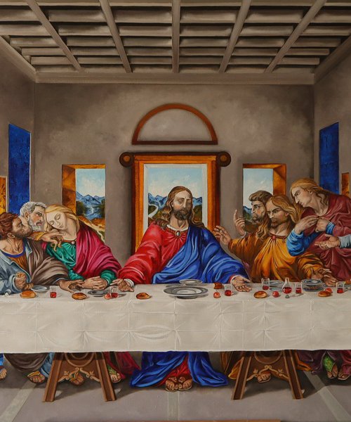 The Last Supper, Catholic Art by Natalia Shaykina