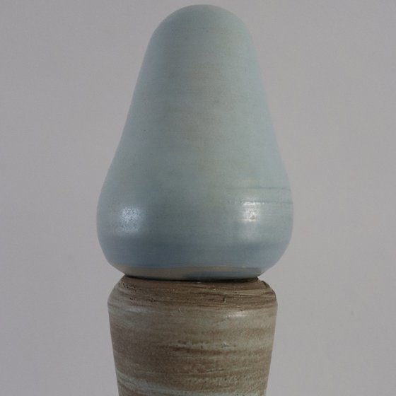 Ceramic sculpture tower N°03