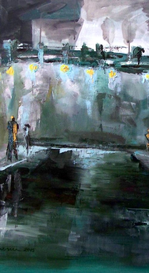 Night in my City by Mihaela Ionescu