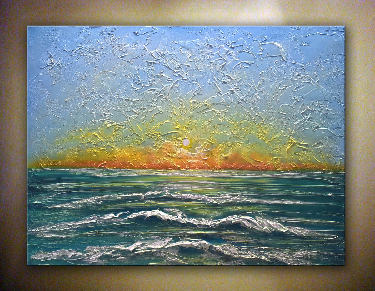 Ocean Waves by Nataliya Stupak