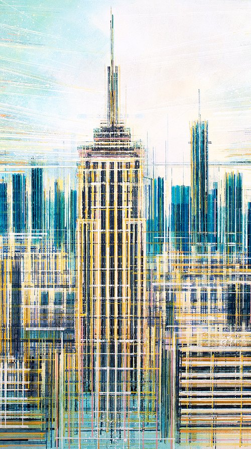 New York City In Late Afternoon Light by Marc Todd