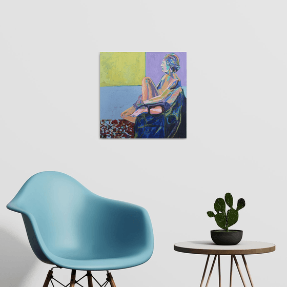 Seated Male Nude 2