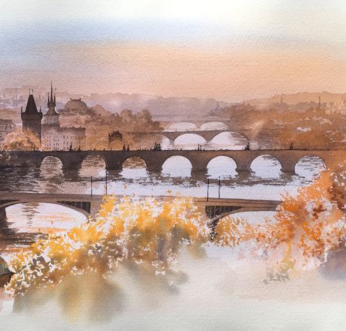 Prague autumn by Igor Dubovoy