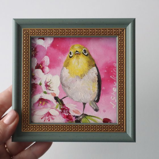 Yellow Bird, Small Painting