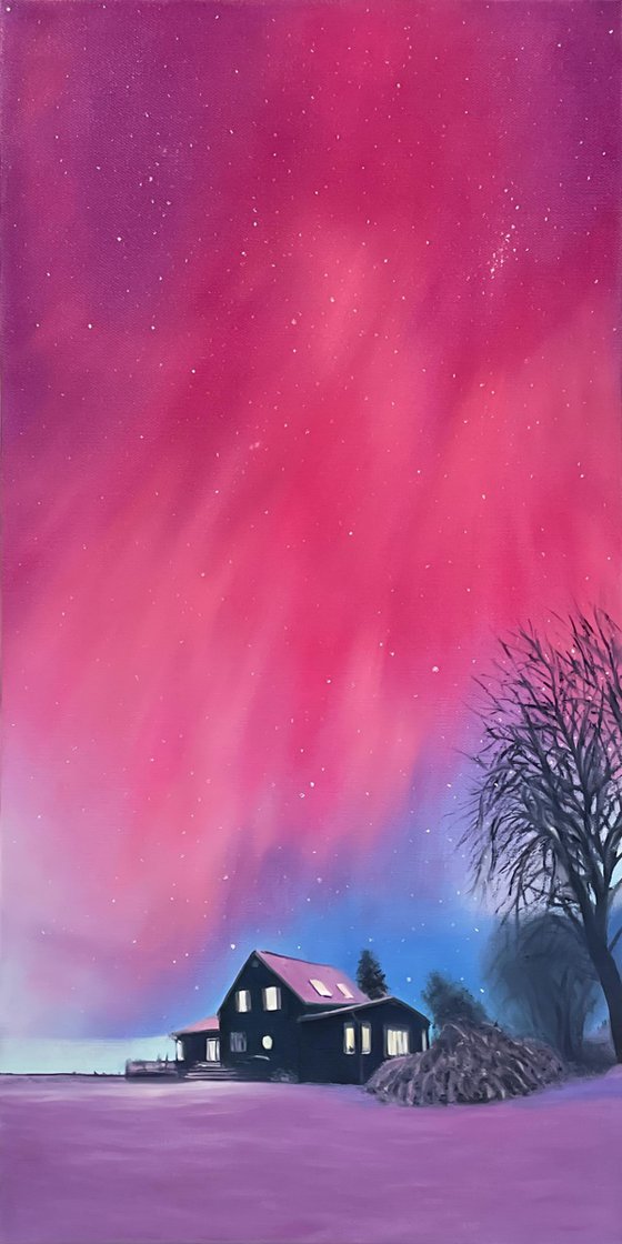 Aurora Borealis. Northern Lights