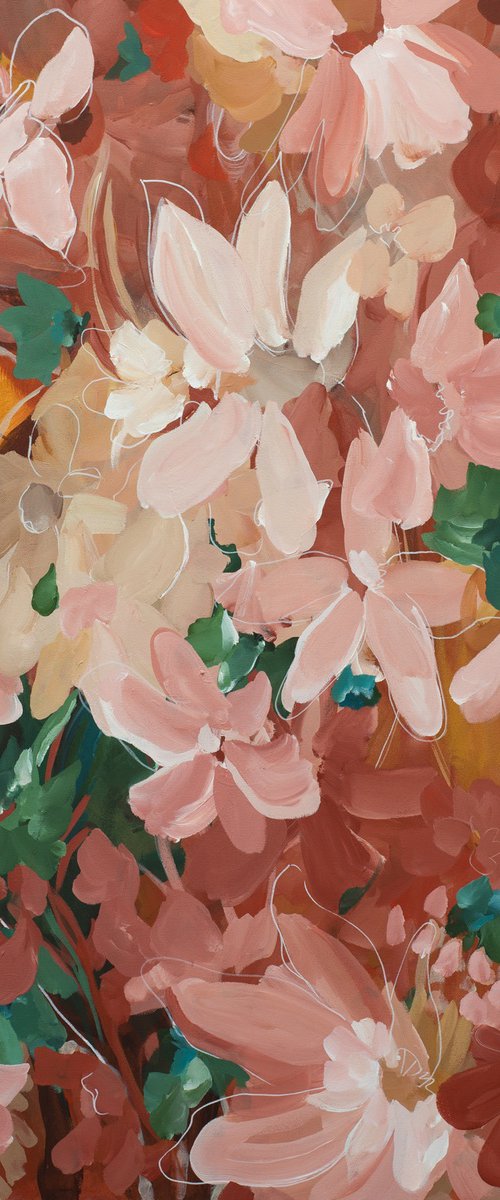 Sunset Flowers by Amber Gittins