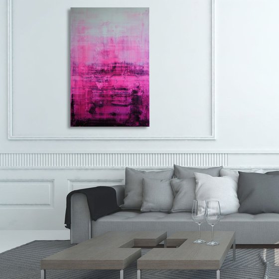 She Likes To Dream In Pink I - 80 x 120 cm - XXL (32 x 48 inches)