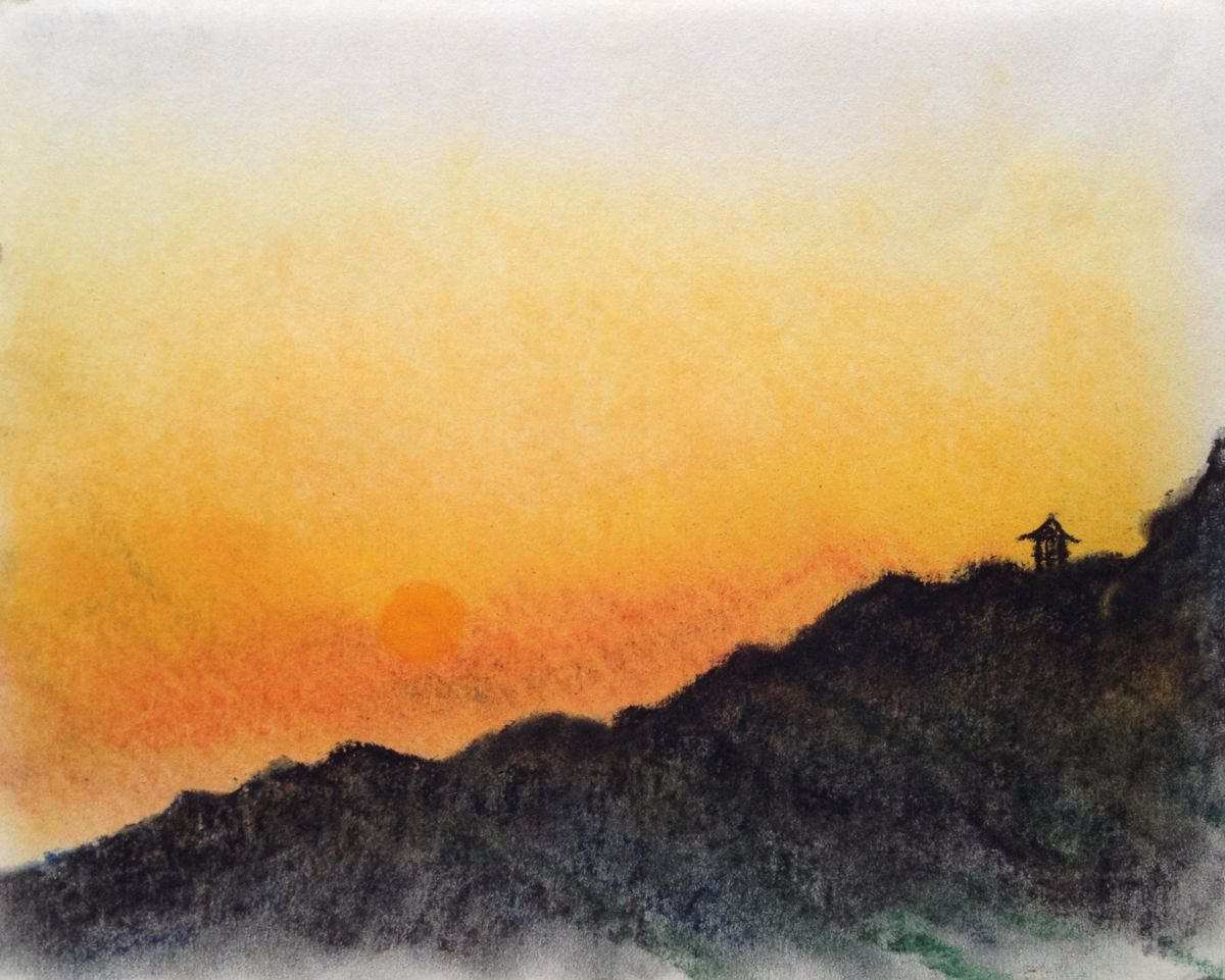 Chin-Tian-Gan Sunset 3 by David Lloyd
