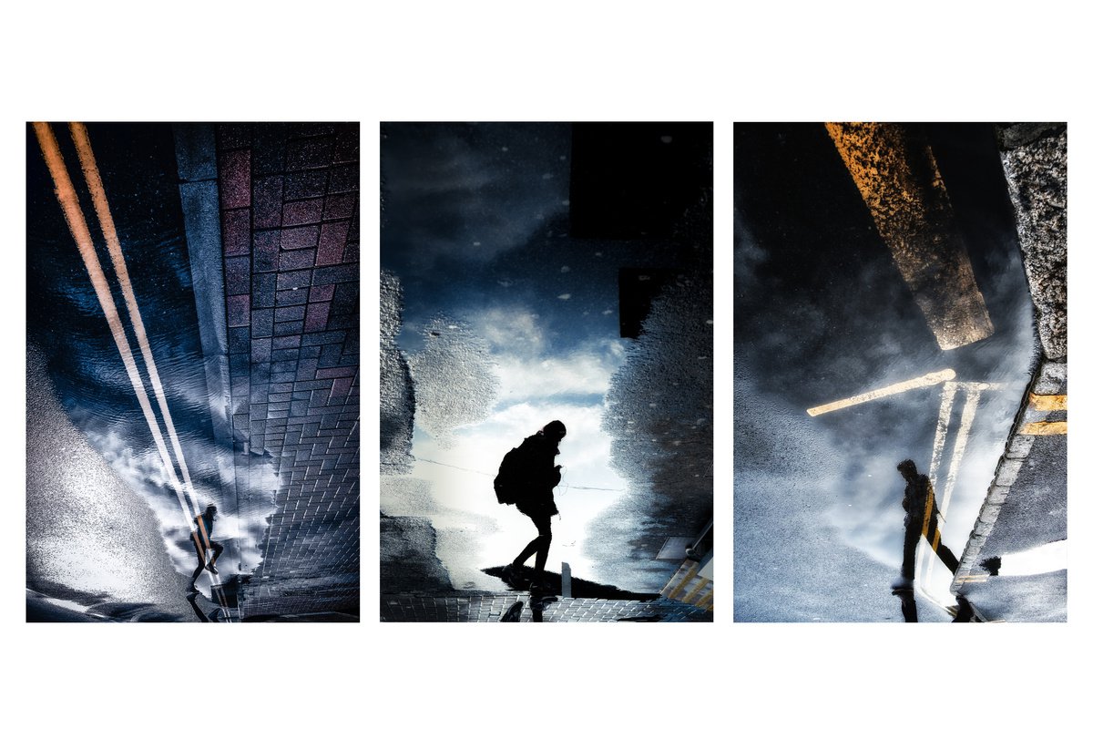 Photorealistic Photograph , The Reflections Triptych By Paul Nash, 24 X 16, Artwork For Sale On Artfinder