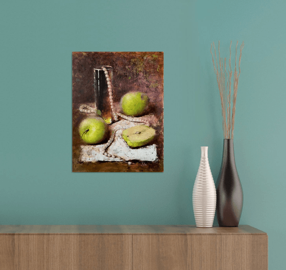 Retro Apple Still Life