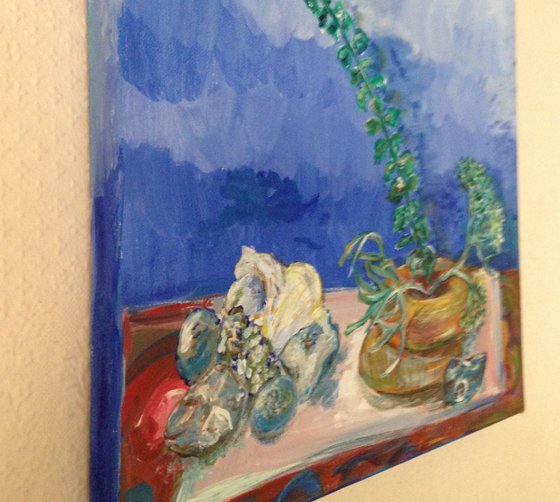 Still Life with Sea Shells and Plants