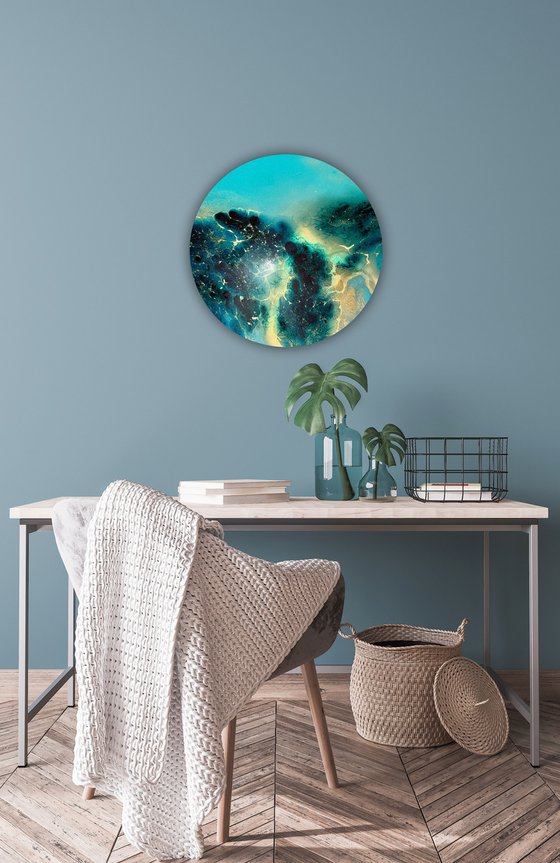 Golden Halo, Blue Depth #2