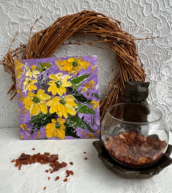 Rudbeckia Painting