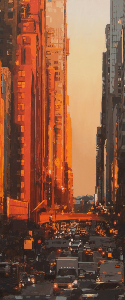 Burning avenue by Marco Barberio