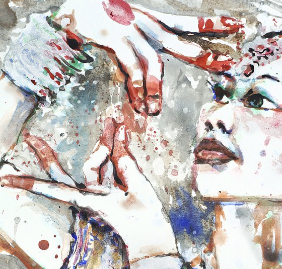 My hands dance for you a story. Look. Listen