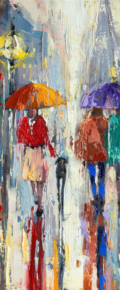 RAINY NOVEMBER IN LONDON by Ewa Czarniecka
