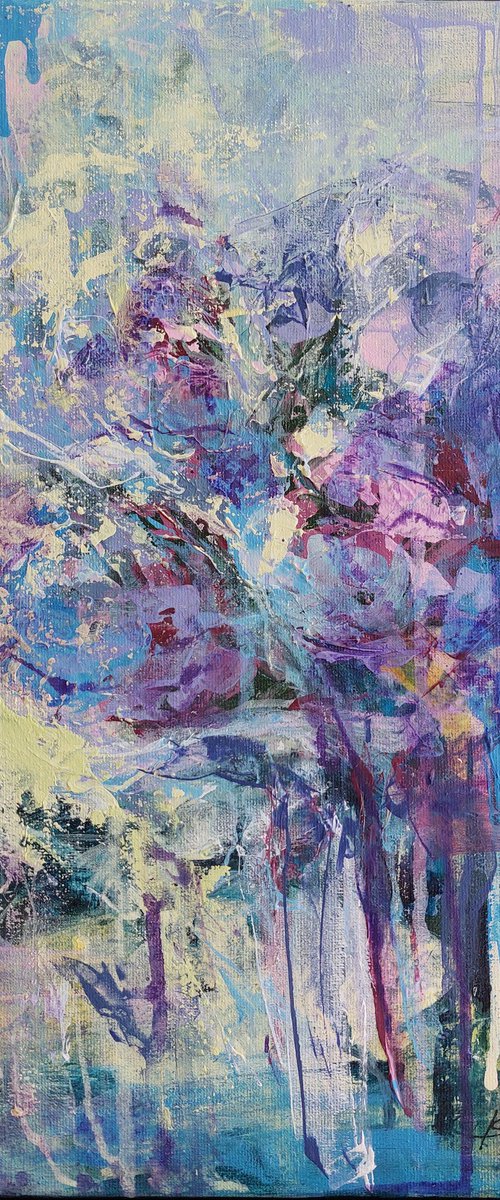 Purple garden by Katia Solodka