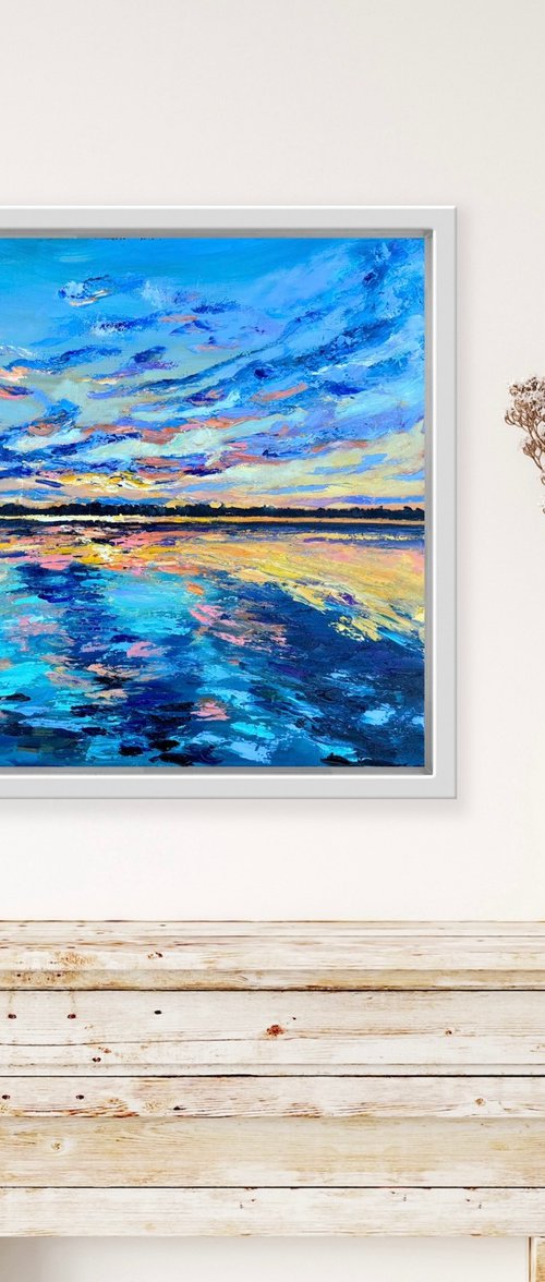 Golden Reflections by Olga Blazhko