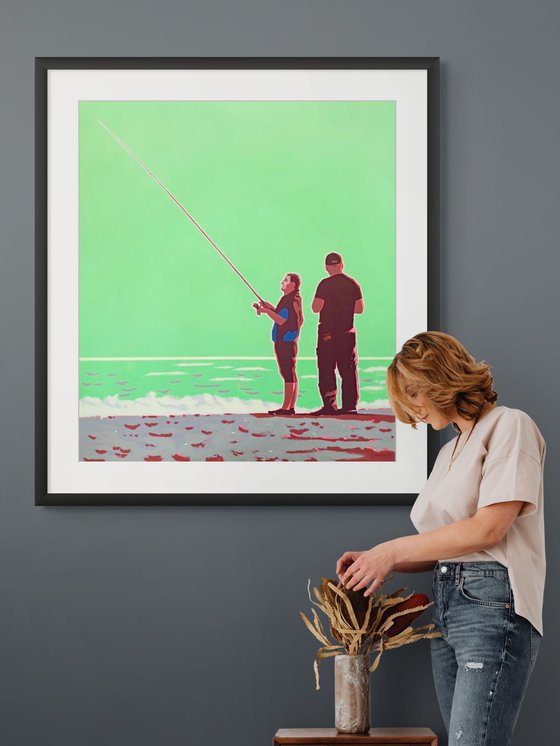 Fishermen at Sunset