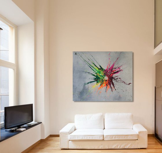 Big Bang (Spirits Of Skies 120105) (120 x 100 cm) XXL (48 x 40 inches)