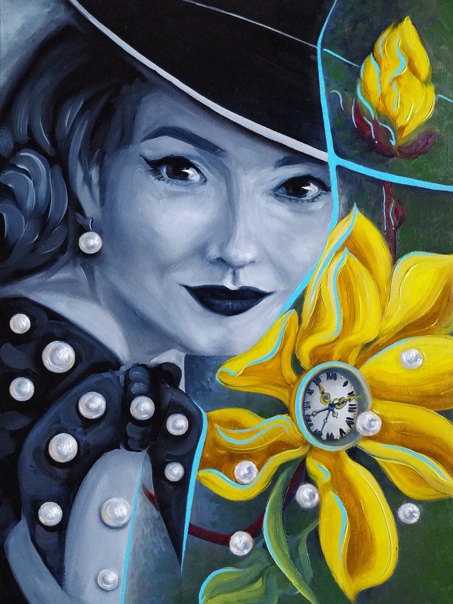 Surrealistic Oil Painting , Timeless By Anna Shabalova, 12 X 16, Artwork For Sale On Artfinder