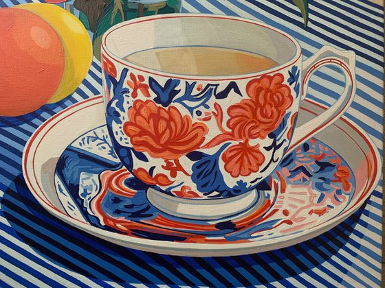 TEACUPS STILL LIFE: Isadora