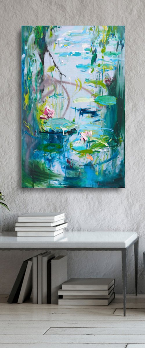 Water lilies by Helen Shukina