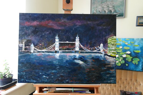 London, Night Tower Bridge