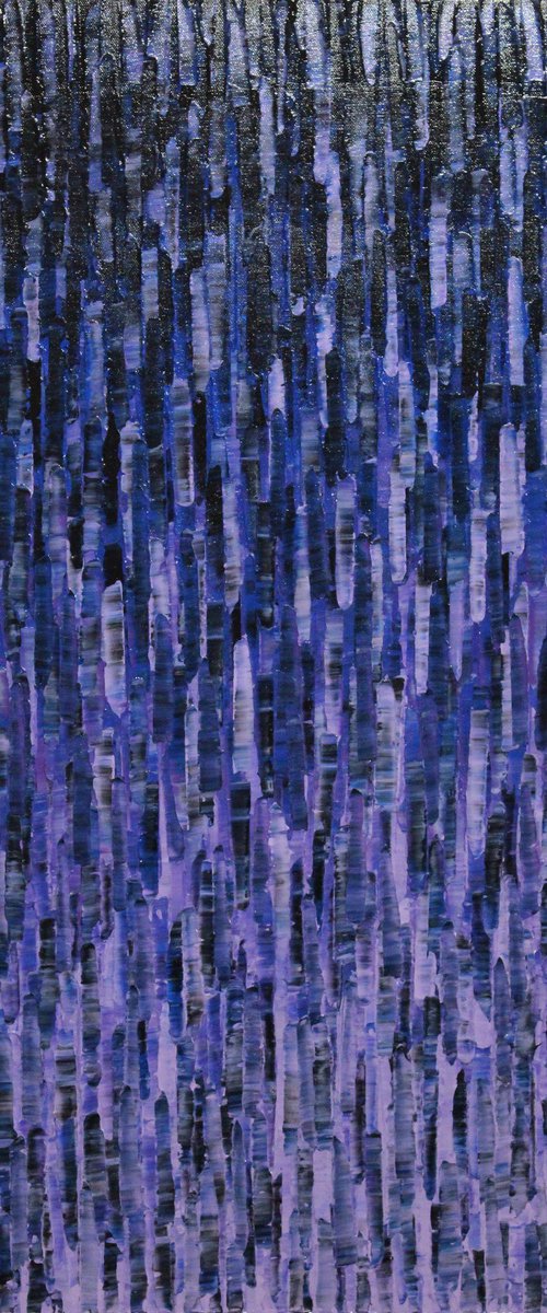 Lilac blue matrix by Jonathan Pradillon