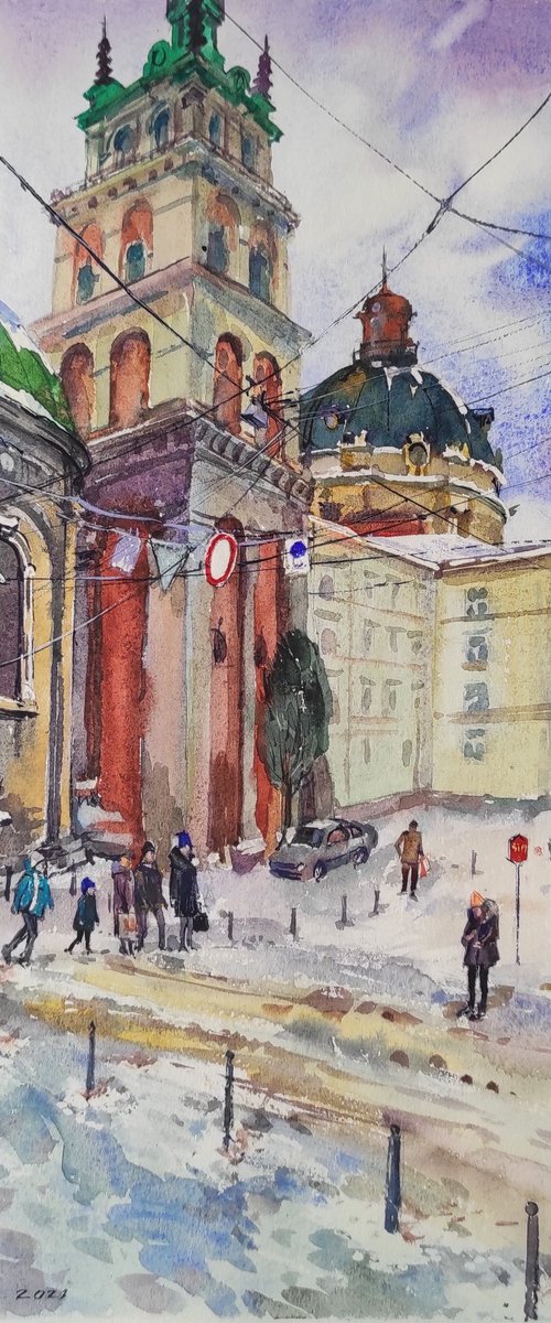 Lviv (memory) - original artwork by Tetiana Borys