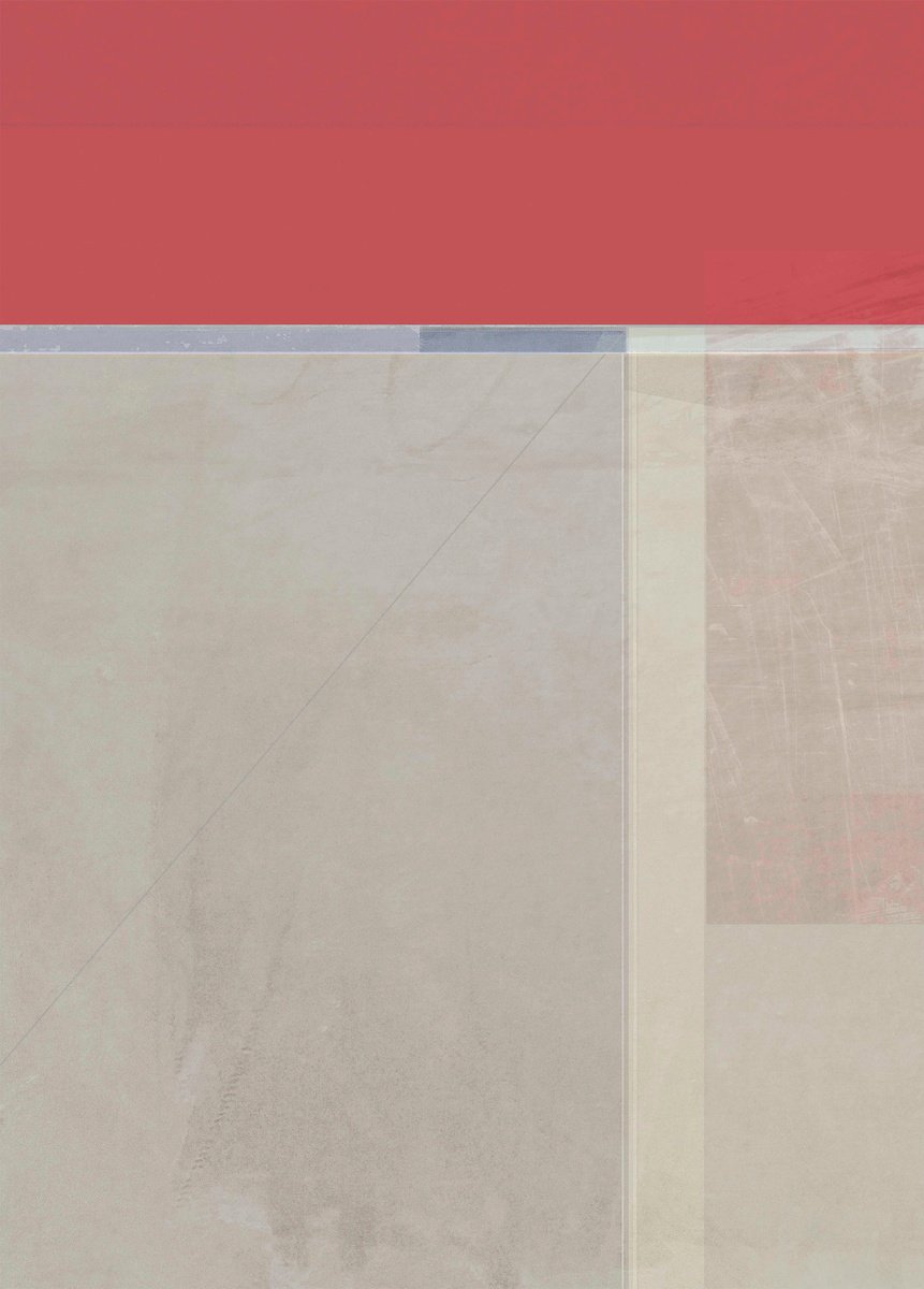 Expressive Abstract Giclee Print By Adrian Bradbury, 17 X 22, Beach 8, Original Artwork