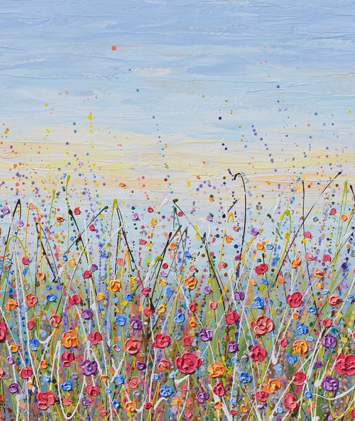 Vibrant meadow by Olga Tkachyk