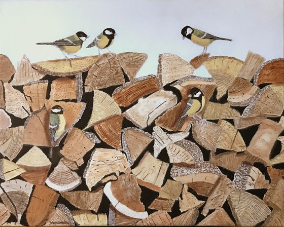 BIRDS OF A FEATHER, BLUE TITS