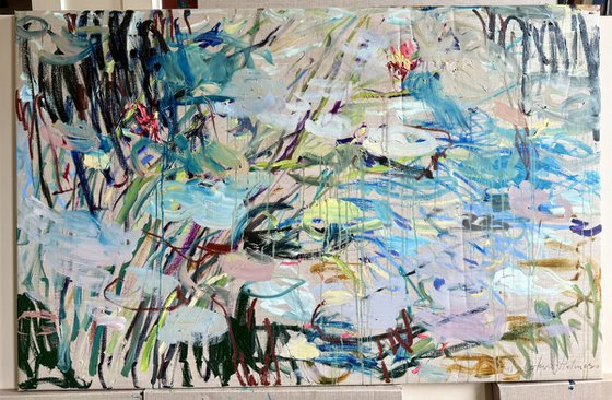 Spring pond.