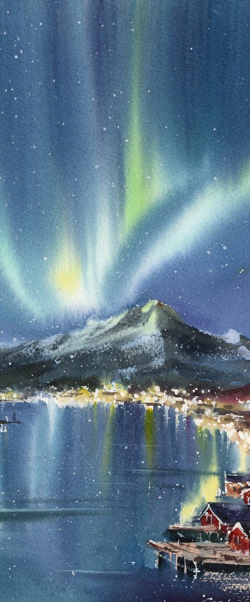 Northern lights. Norway by Eugenia Gorbacheva