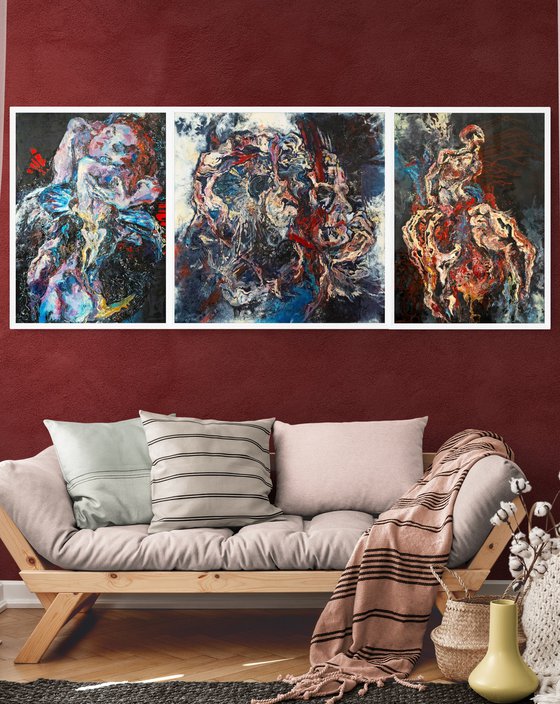 The Dark Feelings Triptych