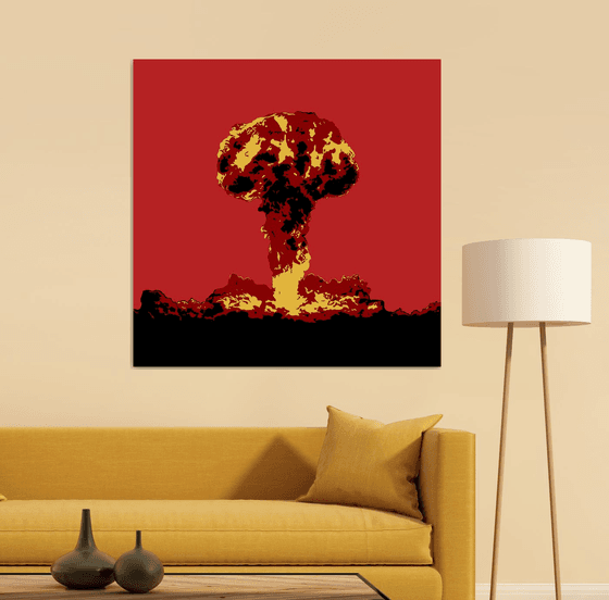 Nuclear Explosion red