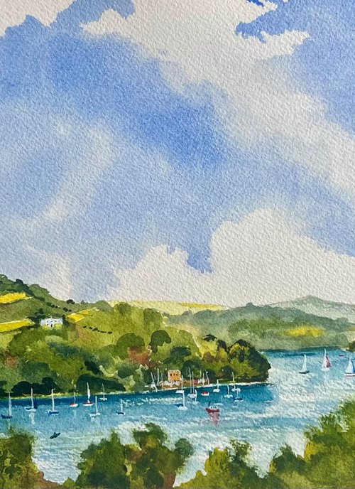 On the River Dart by Brian Tucker