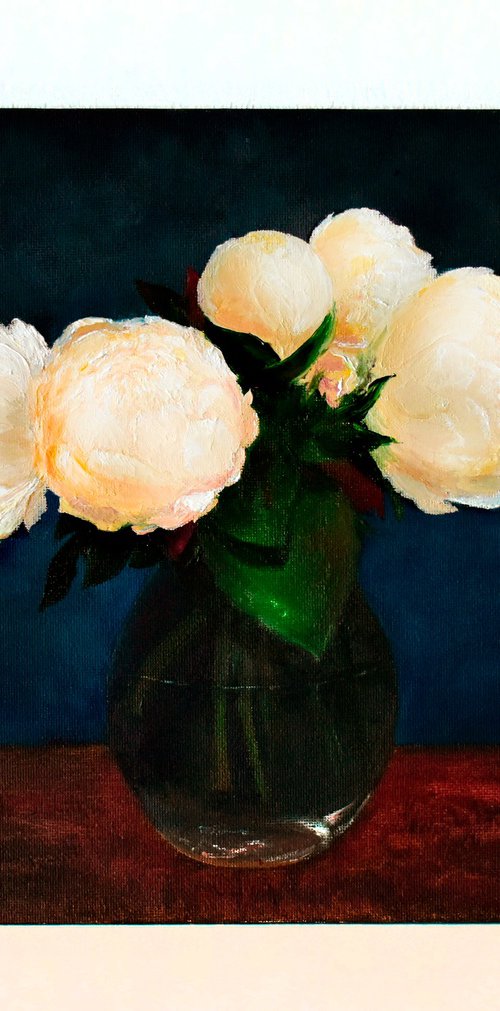 White Peony Glow by Dmytro Lysenko