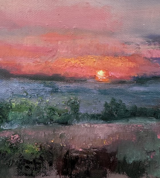Landscape sunset