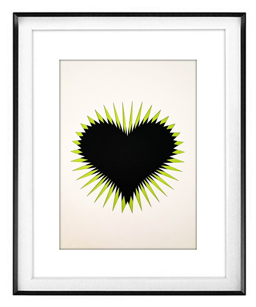Lime Heart by Daniel A du Preez