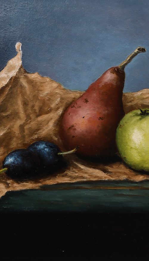 Red pear by Oleg Baulin