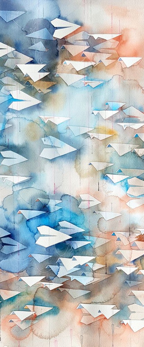 Connected | Bonneville 22x30" by Yuliya  Martynova