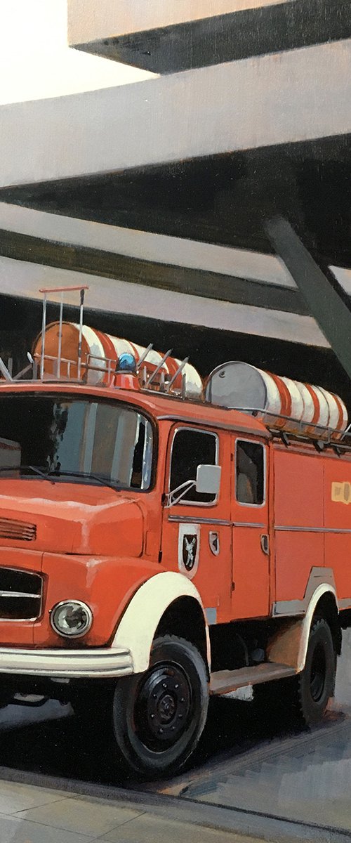 Fire Engine at The Southbank by Andrew Morris